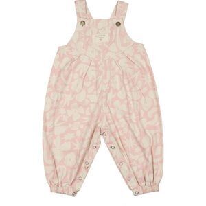NWT WILD WAWA Heart Pocket Overalls, Coral Kiss